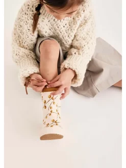 Gummistiefel in Beige