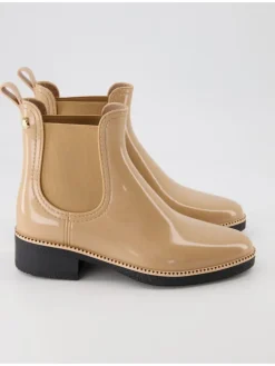 Gummistiefel in Beige