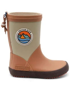 Gummistiefel in Beige/ Hellbraun