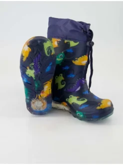 Gummistiefel in Blau