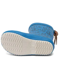 Gummistiefel in Blau