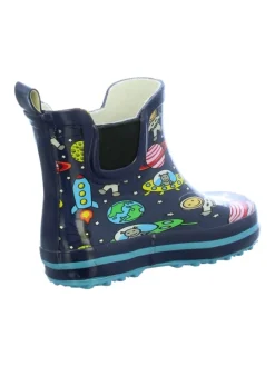 Gummistiefel in Blau