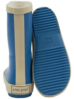 Gummistiefel in Blau