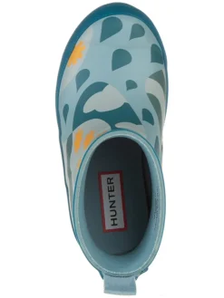 Gummistiefel in Blau/ Gelb