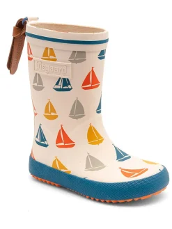 Gummistiefel in Creme