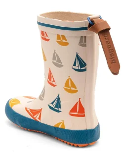 Gummistiefel in Creme