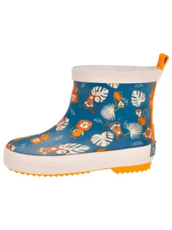 Gummistiefel in Dunkelblau/ Bunt