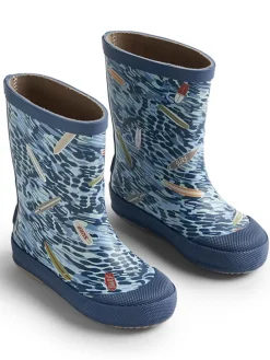 Gummistiefel in Dunkelblau