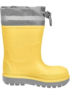 Gummistiefel in Gelb/ Grau