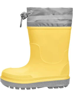 Gummistiefel in Gelb/ Grau