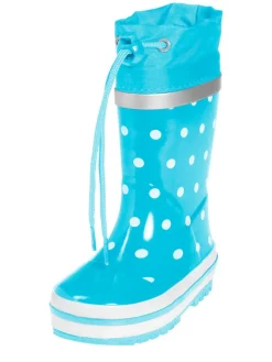 Gummistiefel in Hellblau