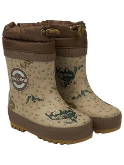 Gummistiefel in Hellbraun