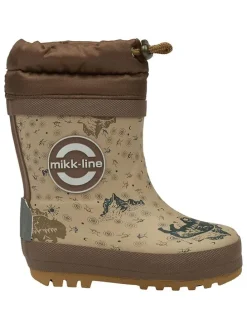 Gummistiefel in Hellbraun