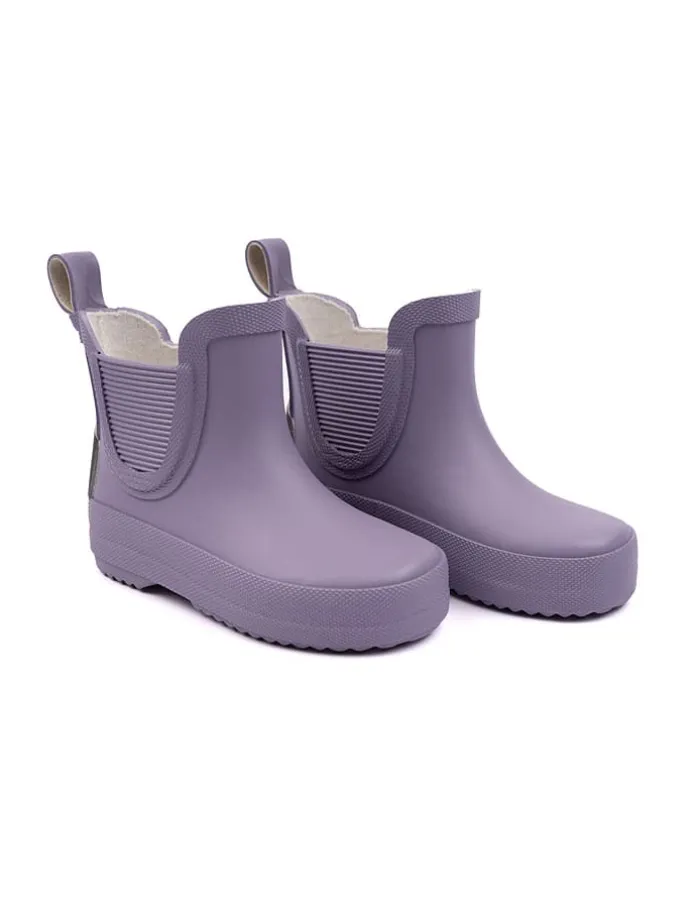 Gummistiefel in Lila