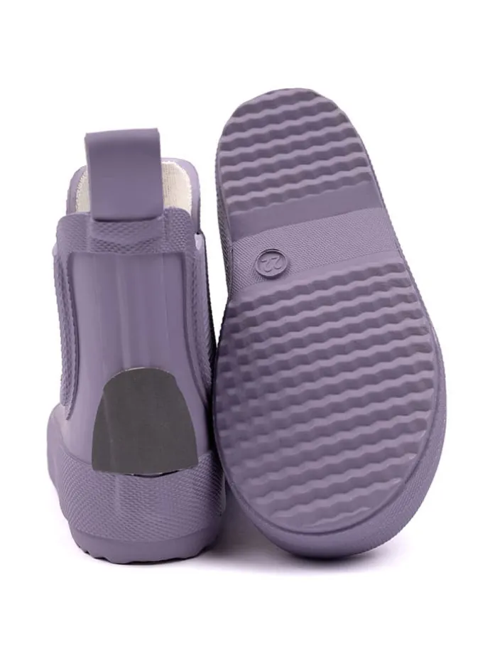 Gummistiefel in Lila
