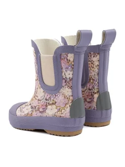 Gummistiefel in Lila