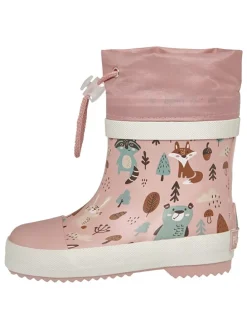 Gummistiefel in Rosa/ Bunt