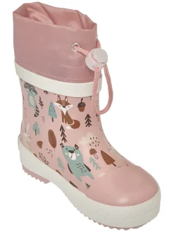 Gummistiefel in Rosa/ Bunt
