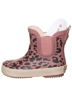 Gummistiefel in Rosa/ Schwarz