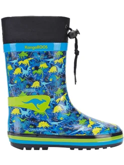 Gummistiefel "K-Rain" in Blau/ Grün/ Dunkelblau