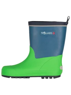 Gummistiefel "Lysefjord" in Blau/ Grün