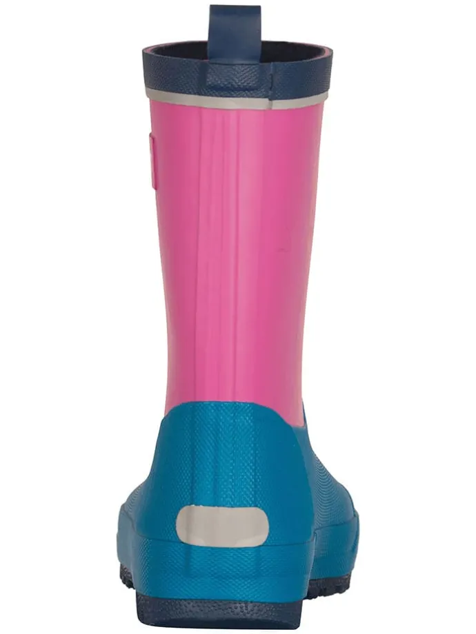Gummistiefel "Lysefjord" in Türkis/ Pink