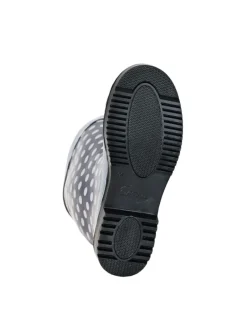 Gummistiefel Ocean High Langschaft in Dunkelblau mit weißen Punkten