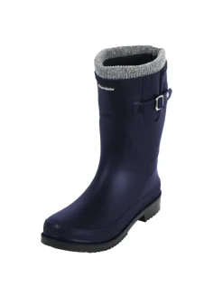 Gummistiefel Pfütze-W in dunkelblau/schwarz