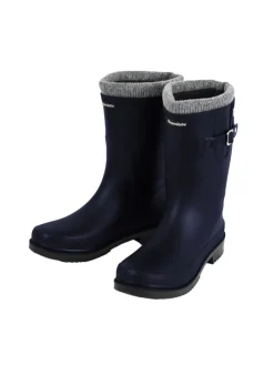 Gummistiefel Pfütze-W in dunkelblau/schwarz