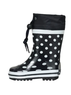 Gummistiefel Punkte in Marine