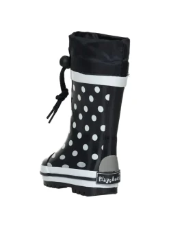 Gummistiefel Punkte in Marine