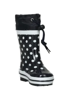 Gummistiefel Punkte in Marine