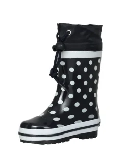 Gummistiefel Punkte in Marine