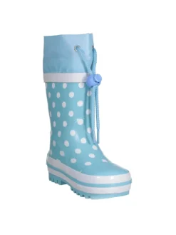 Gummistiefel Punkte in Türkis