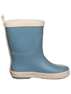 Gummistiefel "Solid" in Hellblau/ Beige