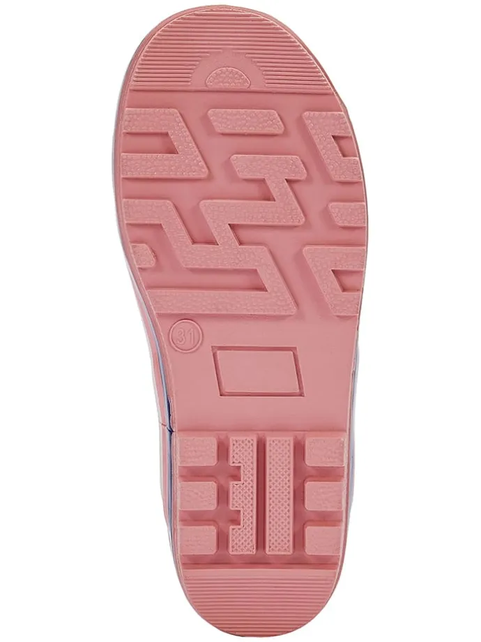 Gummistiefel "Summerrain" in Dunkelblau/ Rosa