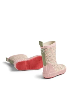 Gummistiefel "Welly" in Rosa/ Grün