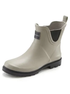Gummistiefelette in grau