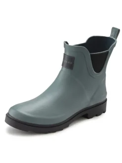 Gummistiefelette in petrol