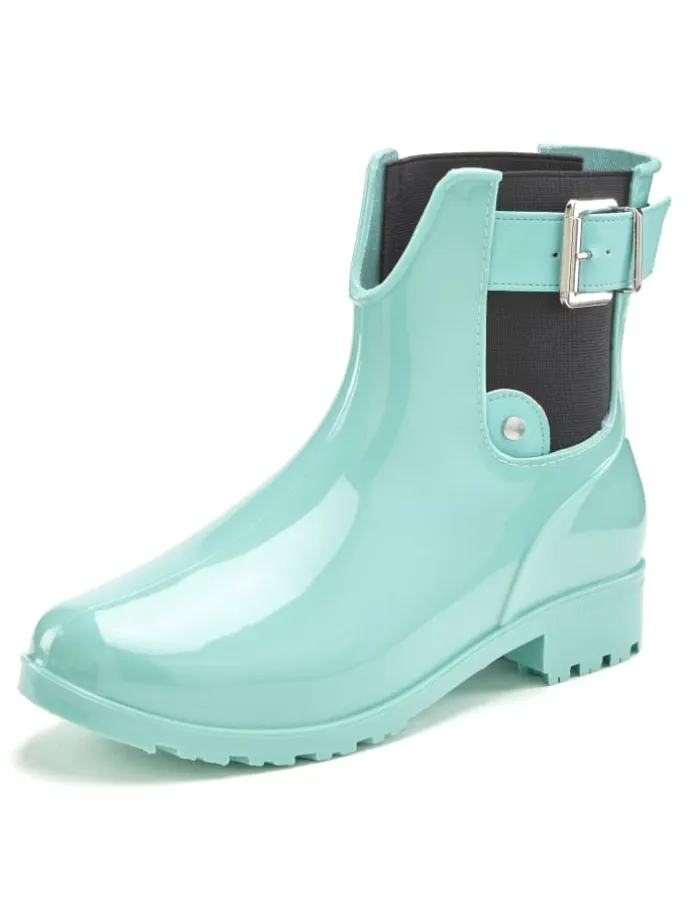 Gummistiefelette in türkis