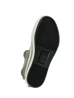 Gummistiefelette Short Story in Grau/Weiß