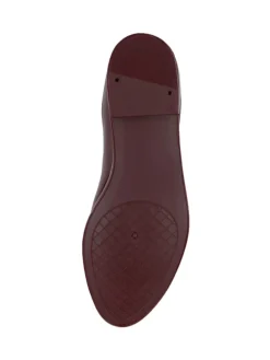 Gummistiefeletten Allison in Dunkelrot