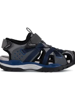 Halbsandalen "Borealis" in Schwarz