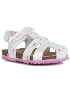 Halbsandalen "Chalki" in Silber/ Bunt