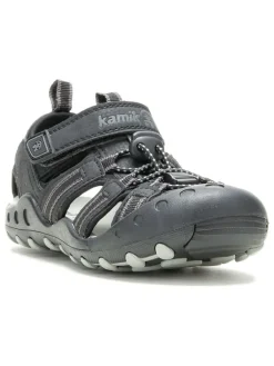 Halbsandalen "Crab" in Grau