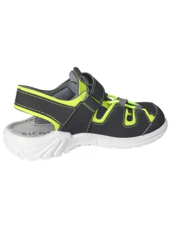 Halbsandalen "Gerald" in Schwarz/ Gelb