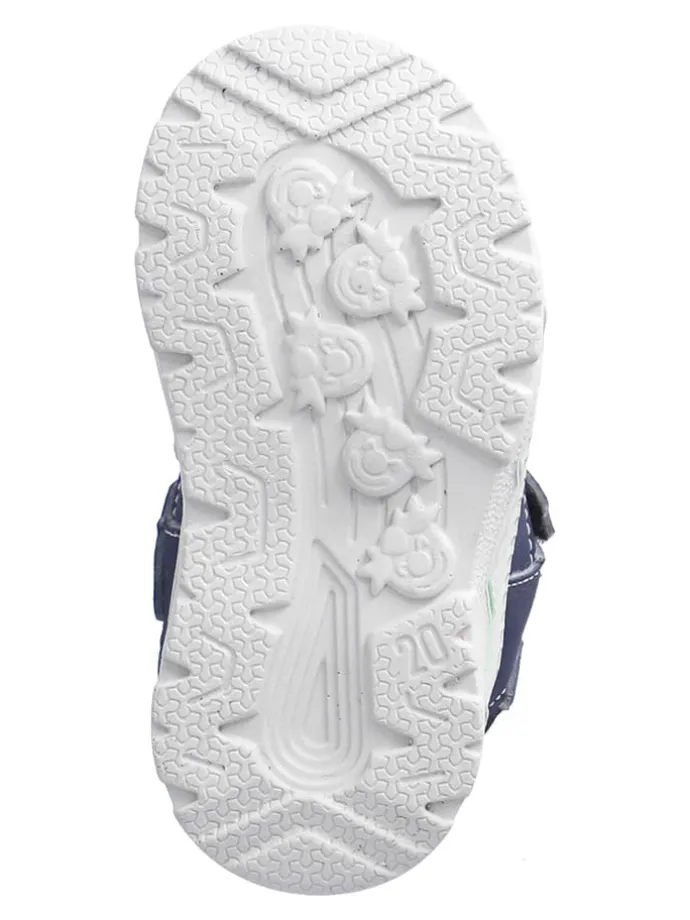 Halbsandalen "Gery" in Dunkelblau