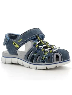 Halbsandalen "Gia" in Dunkelblau