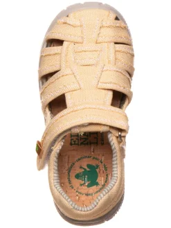 Halbsandalen in Beige