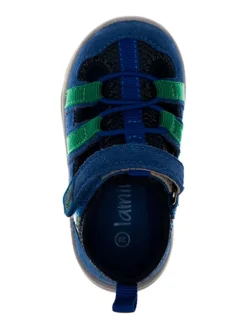 Halbsandalen in Blau